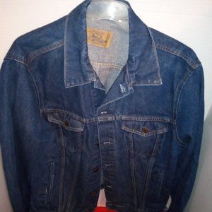 Plain Pockets Denim Jacket 48 Tall